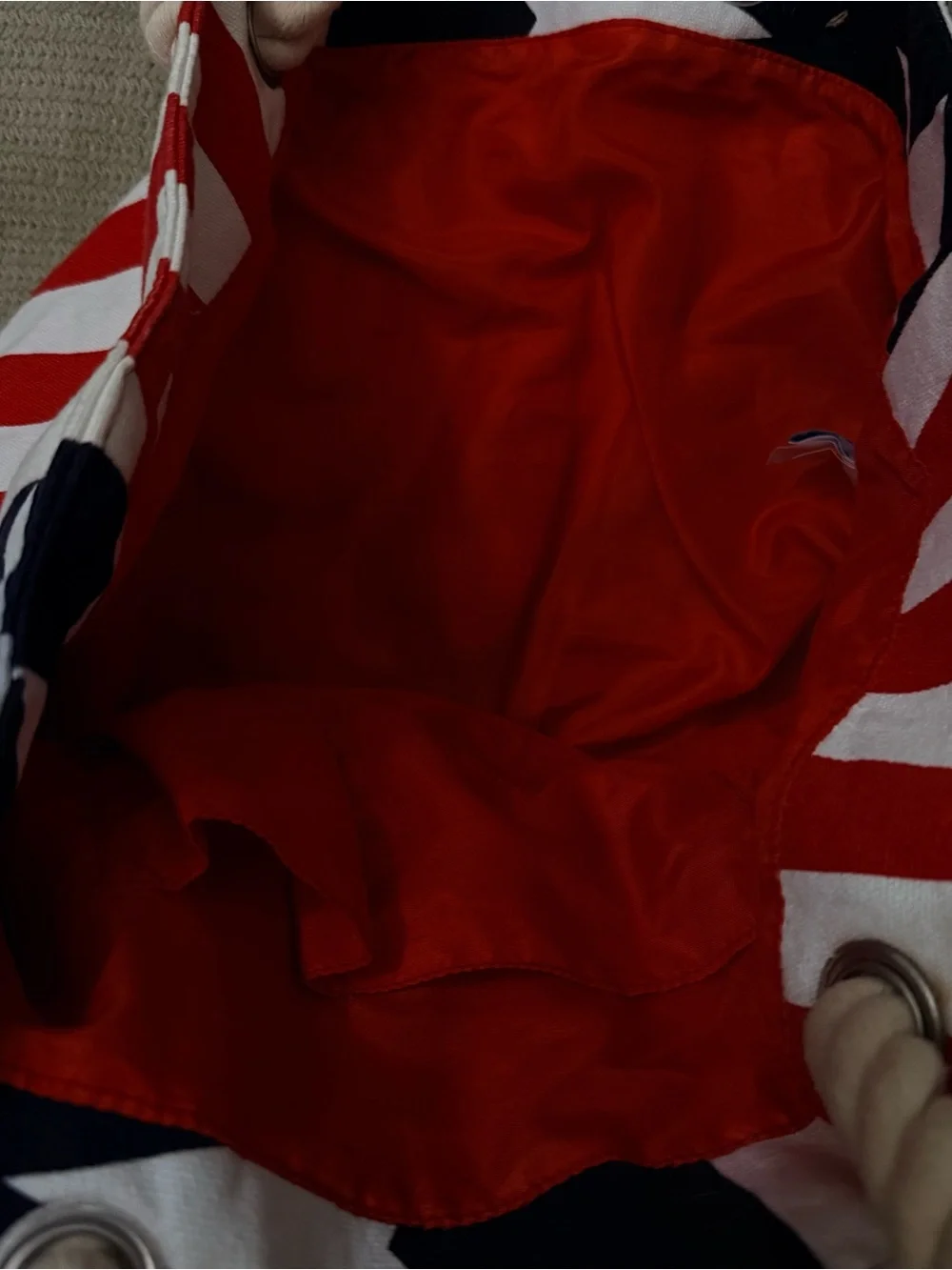 Old Navy Red, White & Blue Star Stripe Tote